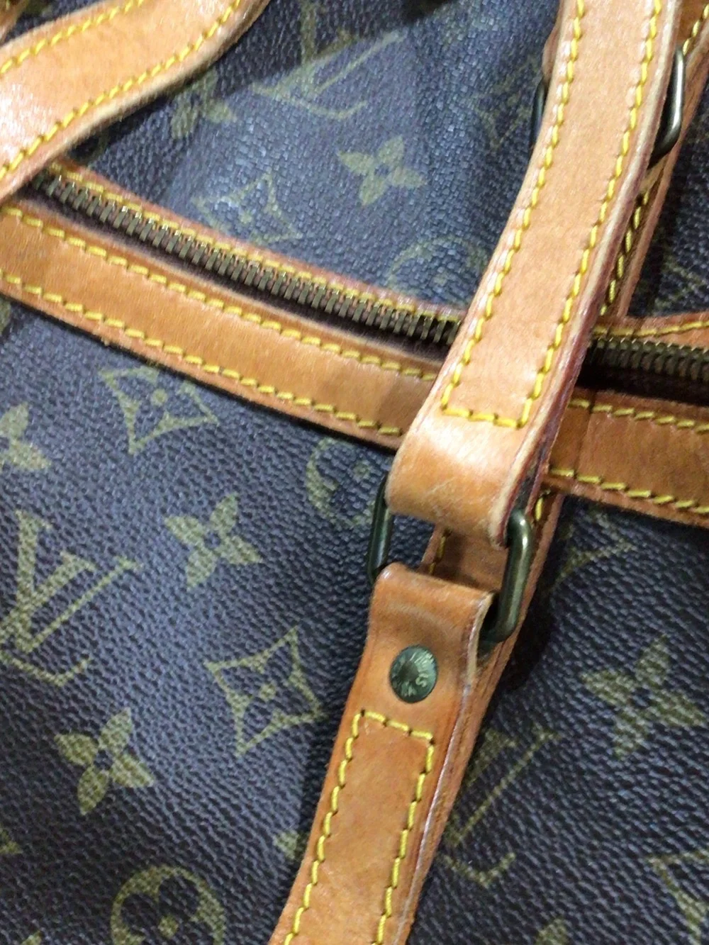 Louis Vuitton Monogram Canvas Handbag or Travel 14 x 7 x 8